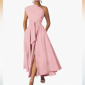 Elegant Pink Women's Dress